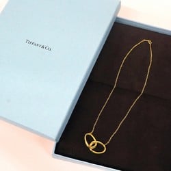 Tiffany Necklace Infinity K18YG Yellow Gold Ladies