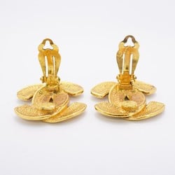 Chanel Earrings Coco Mark Matelasse GP Plated Gold Ladies