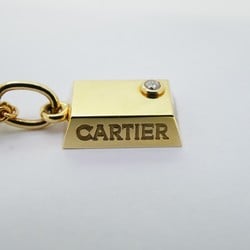 Cartier Necklace Ingot 1PD Diamond K18YG Yellow Gold Ladies