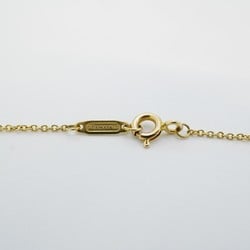 Tiffany Necklace Heart Lock K18YG Yellow Gold Ladies