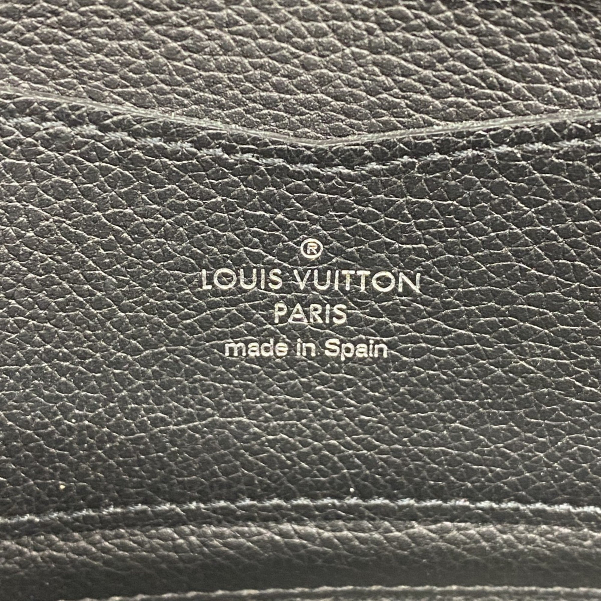 Louis Vuitton Long Wallet Zippy Lock Me M62622 Noir Men's Women's