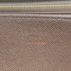 Louis Vuitton Long Wallet Damier Zippy N41661 Ebene Men's Women's