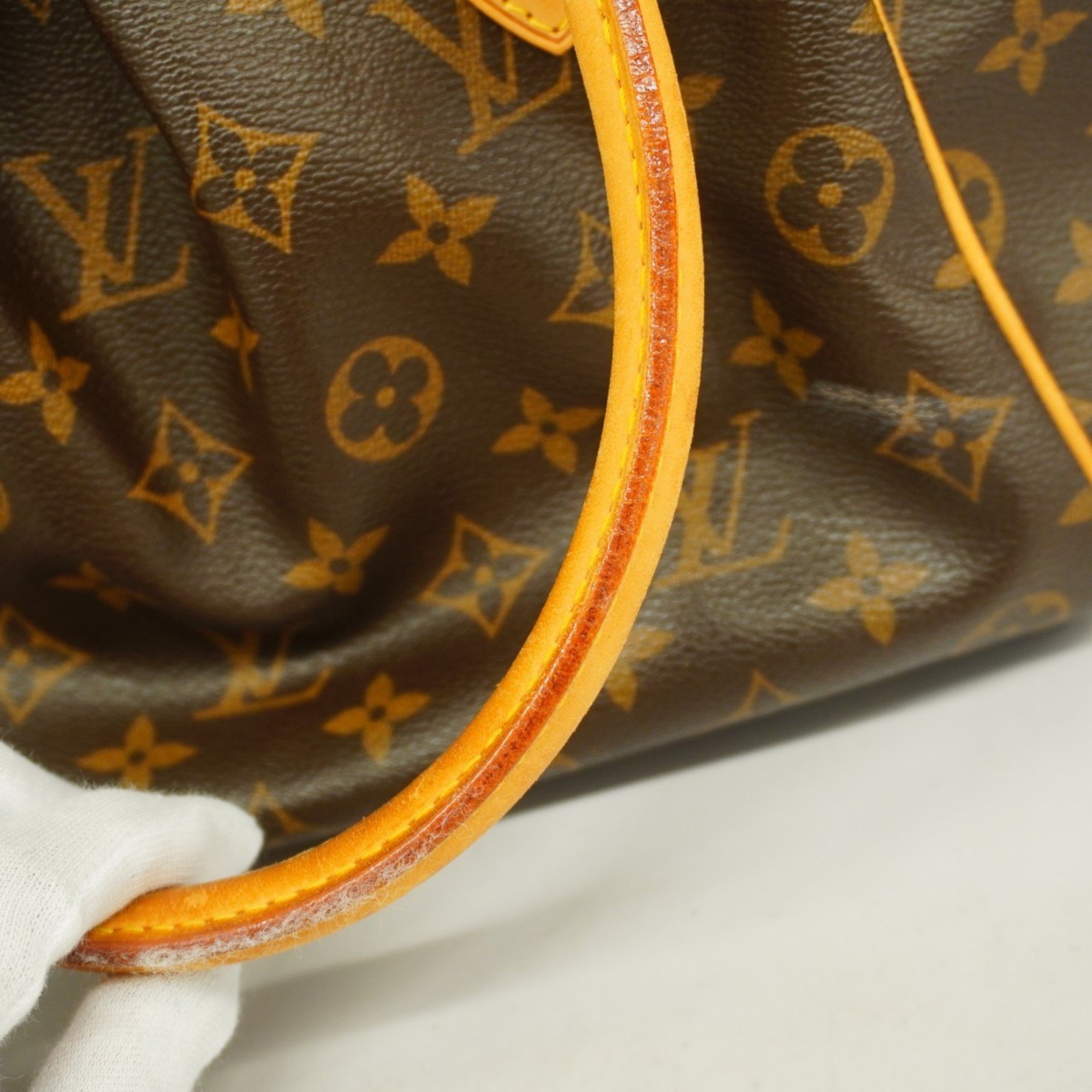 Louis Vuitton Handbag Monogram Tivoli PM M40143 Brown Ladies