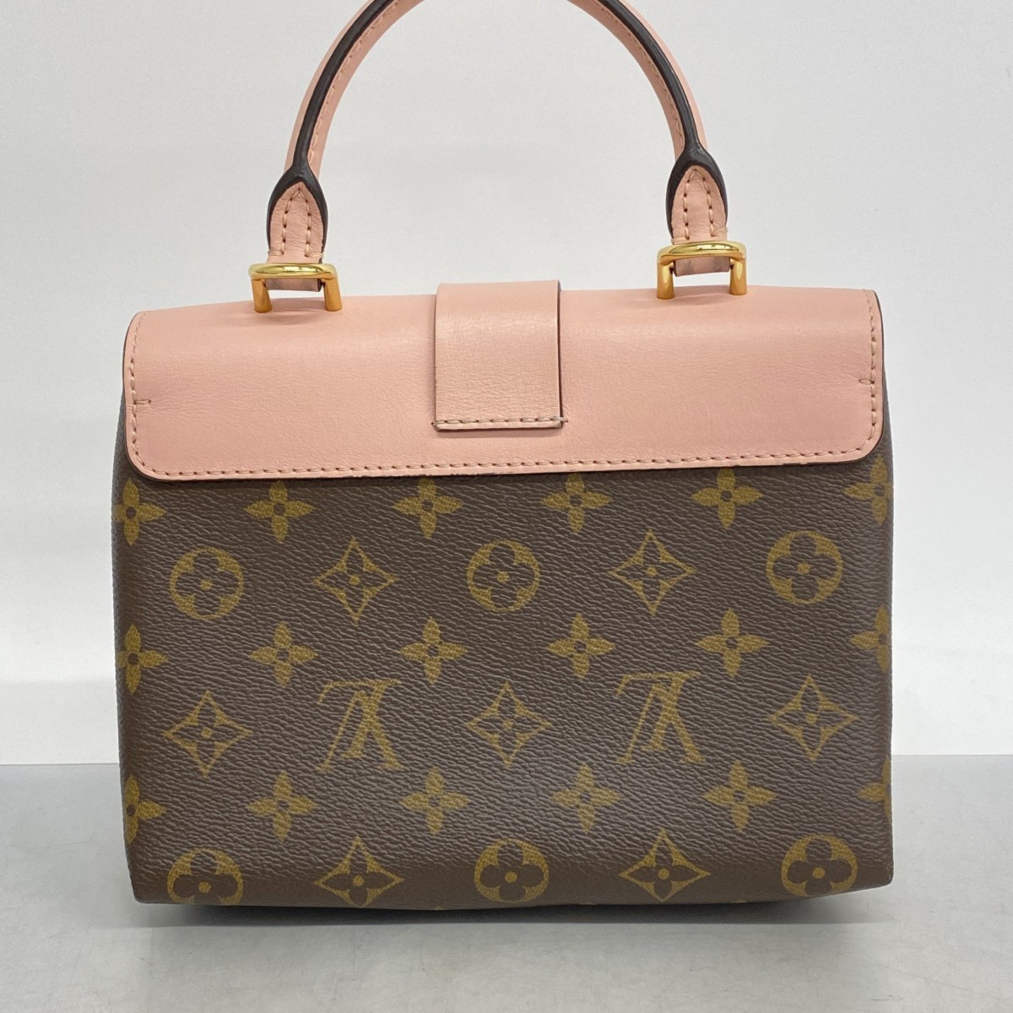 Louis Vuitton Handbag Monogram Rocky BB M44080 Brown Rose Poodle Ladies