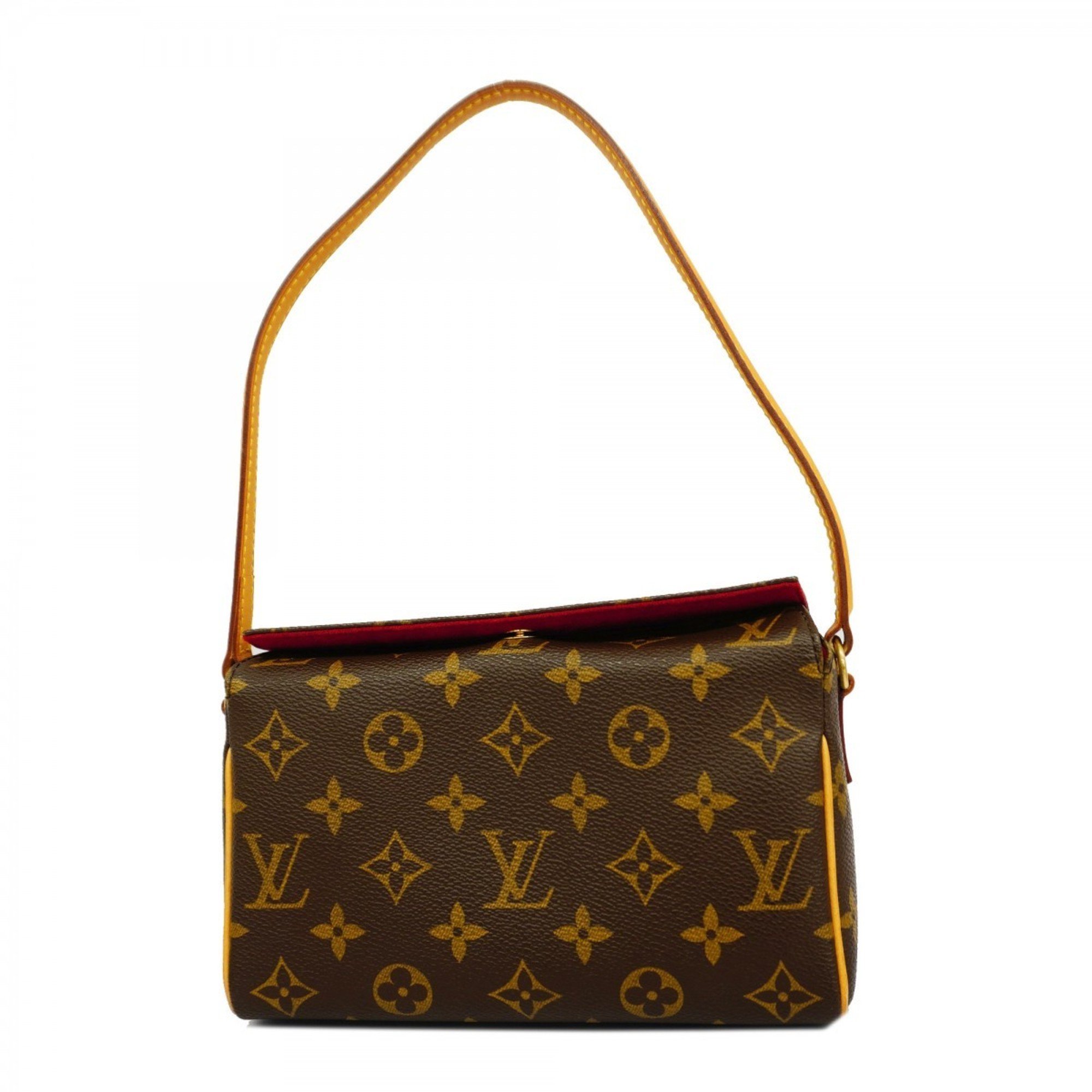 Louis Vuitton Handbag Monogram Recital M51900 Brown Ladies