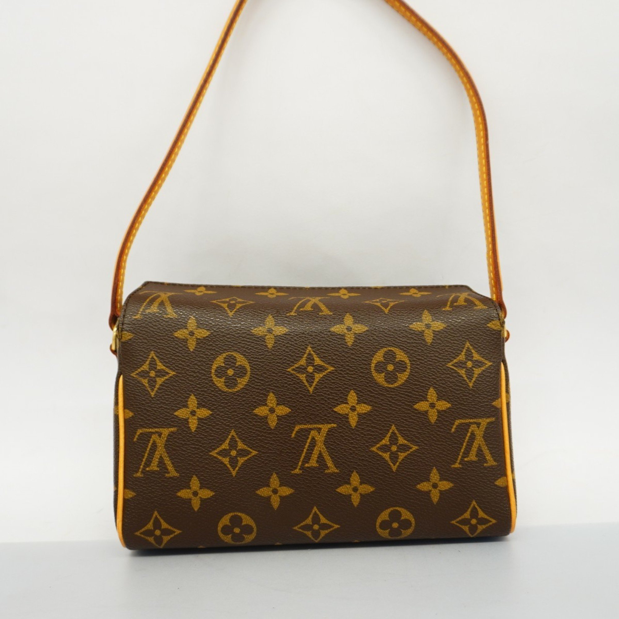 Louis Vuitton Handbag Monogram Recital M51900 Brown Ladies