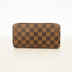 Louis Vuitton Long Wallet Damier Zippy N60015 Ebene Men's Women's