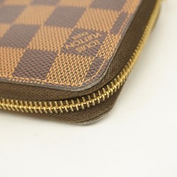 Louis Vuitton Long Wallet Damier Zippy N60015 Ebene Men's Women's