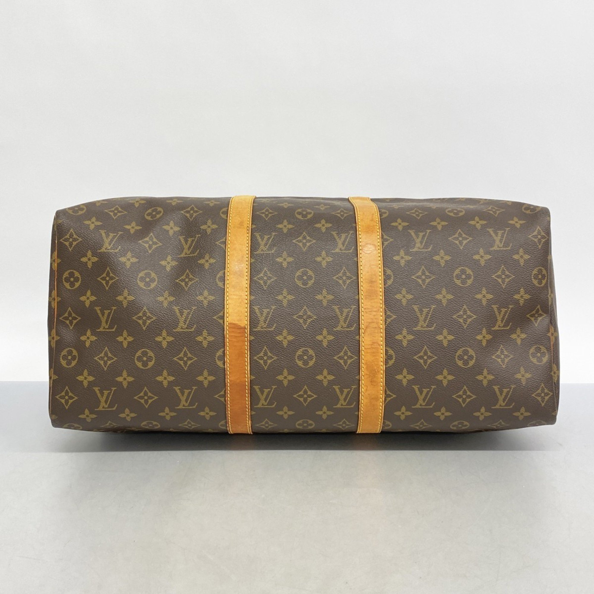 Louis Vuitton Boston Bag Monogram Keepall 50 M41426 Brown Men's Women's