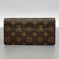 Louis Vuitton Long Wallet Monogram Portefeuille Sarah M62234 Fuchsia Ladies