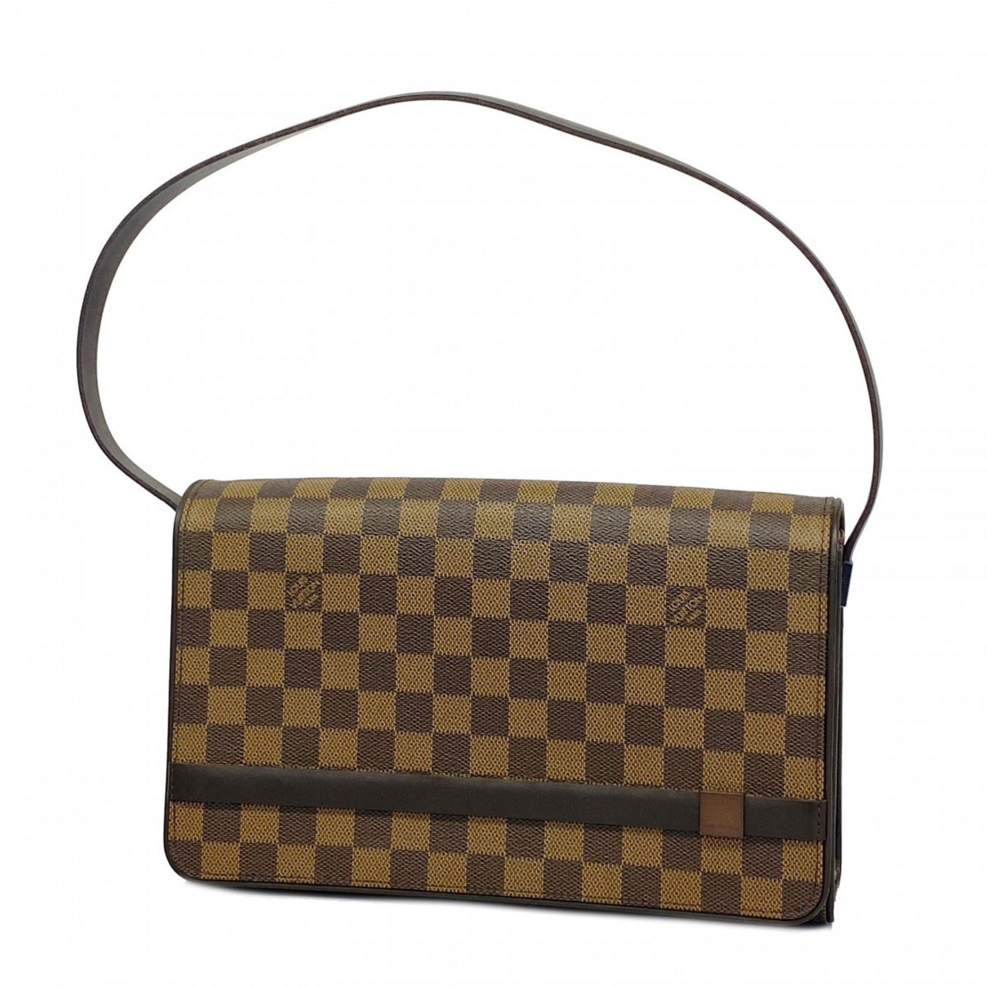 Louis Vuitton Shoulder Bag Damier Tribecalon N51160 Ebene Women's