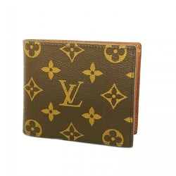 Louis Vuitton Wallet Monogram Portefeuille Marco NM M62288 Brown Men's