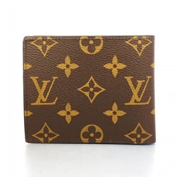 Louis Vuitton Wallet Monogram Portefeuille Marco NM M62288 Brown Men's