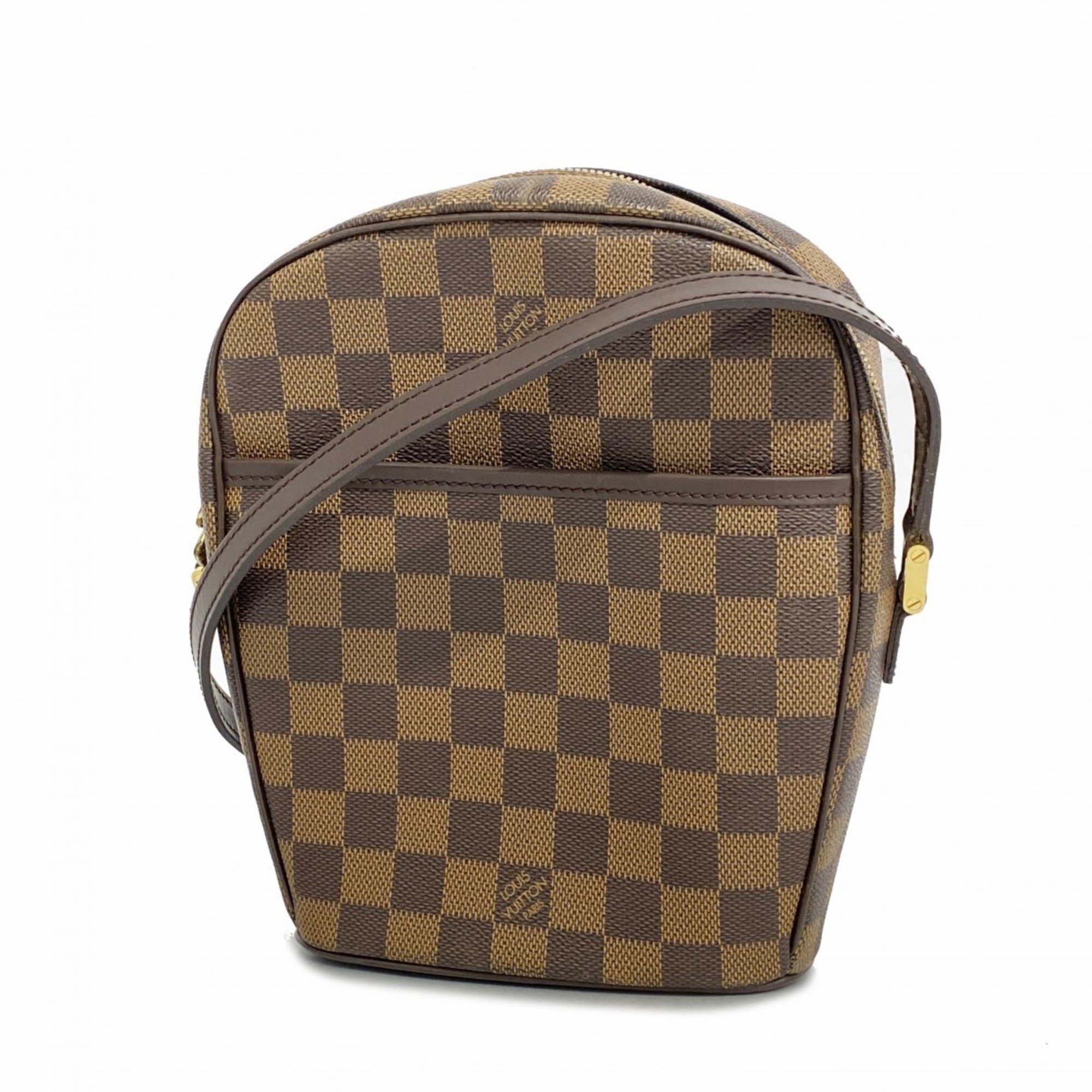 Louis Vuitton Shoulder Bag Damier Ipanema PM N51294 Ebene Ladies