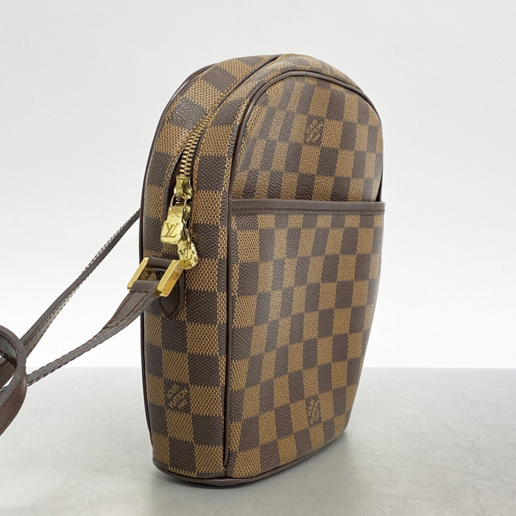 Louis Vuitton Shoulder Bag Damier Ipanema PM N51294 Ebene Ladies