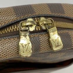 Louis Vuitton Shoulder Bag Damier Ipanema PM N51294 Ebene Ladies