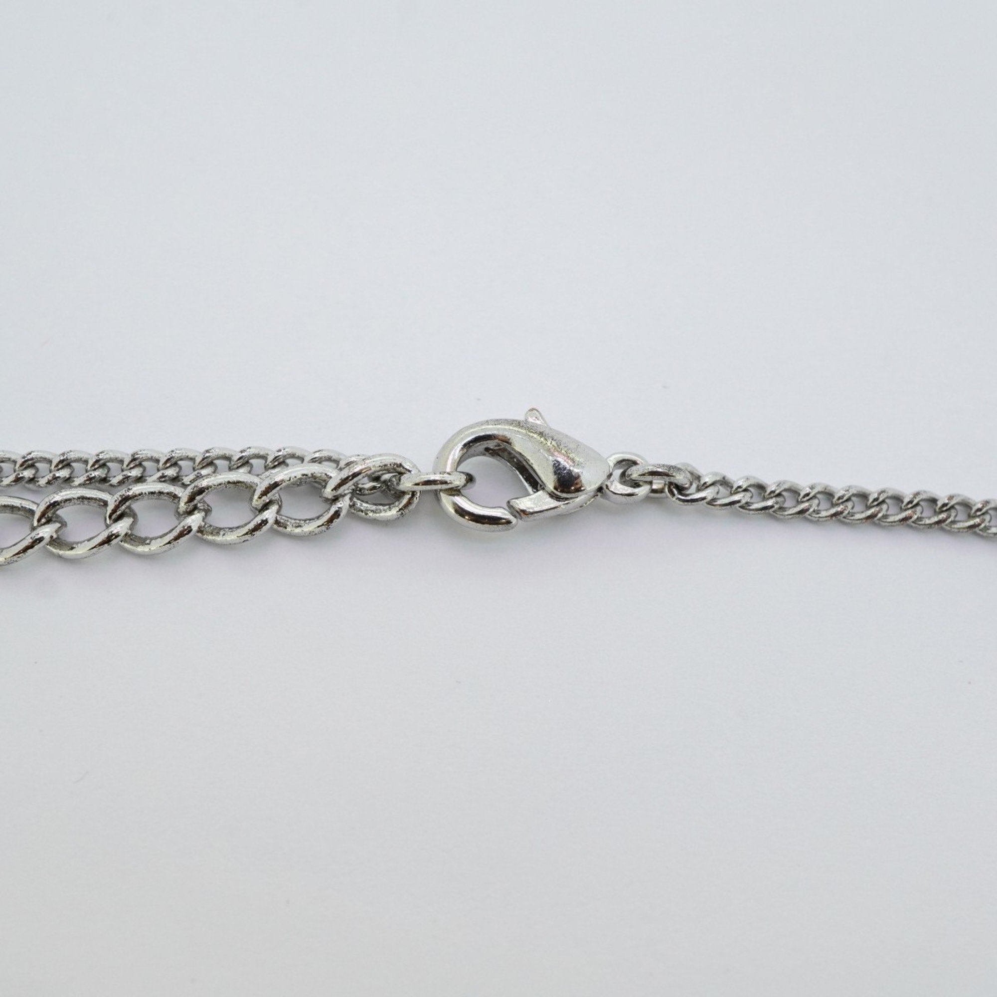 Christian Dior Necklace Metal Silver Ladies