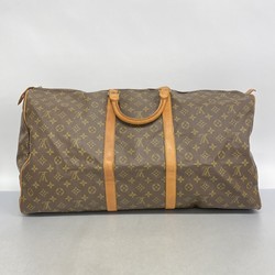 Louis Vuitton Boston Bag Monogram Keepall 60 M41422 Brown Men's Women's