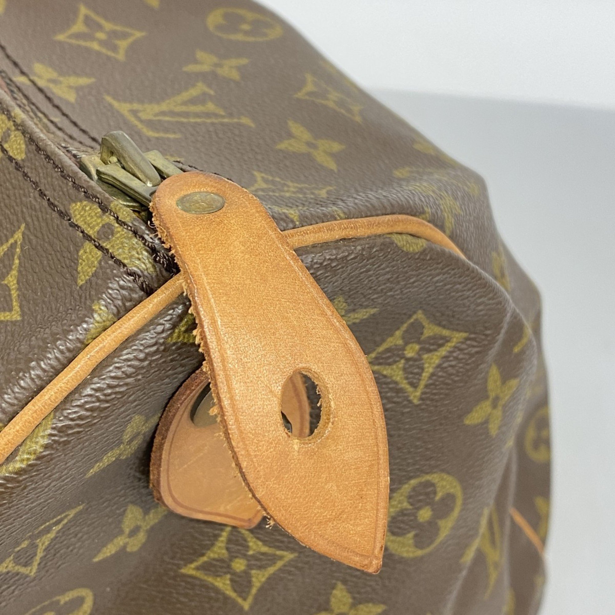 Louis Vuitton Boston Bag Monogram Keepall 60 M41422 Brown Men's Women's