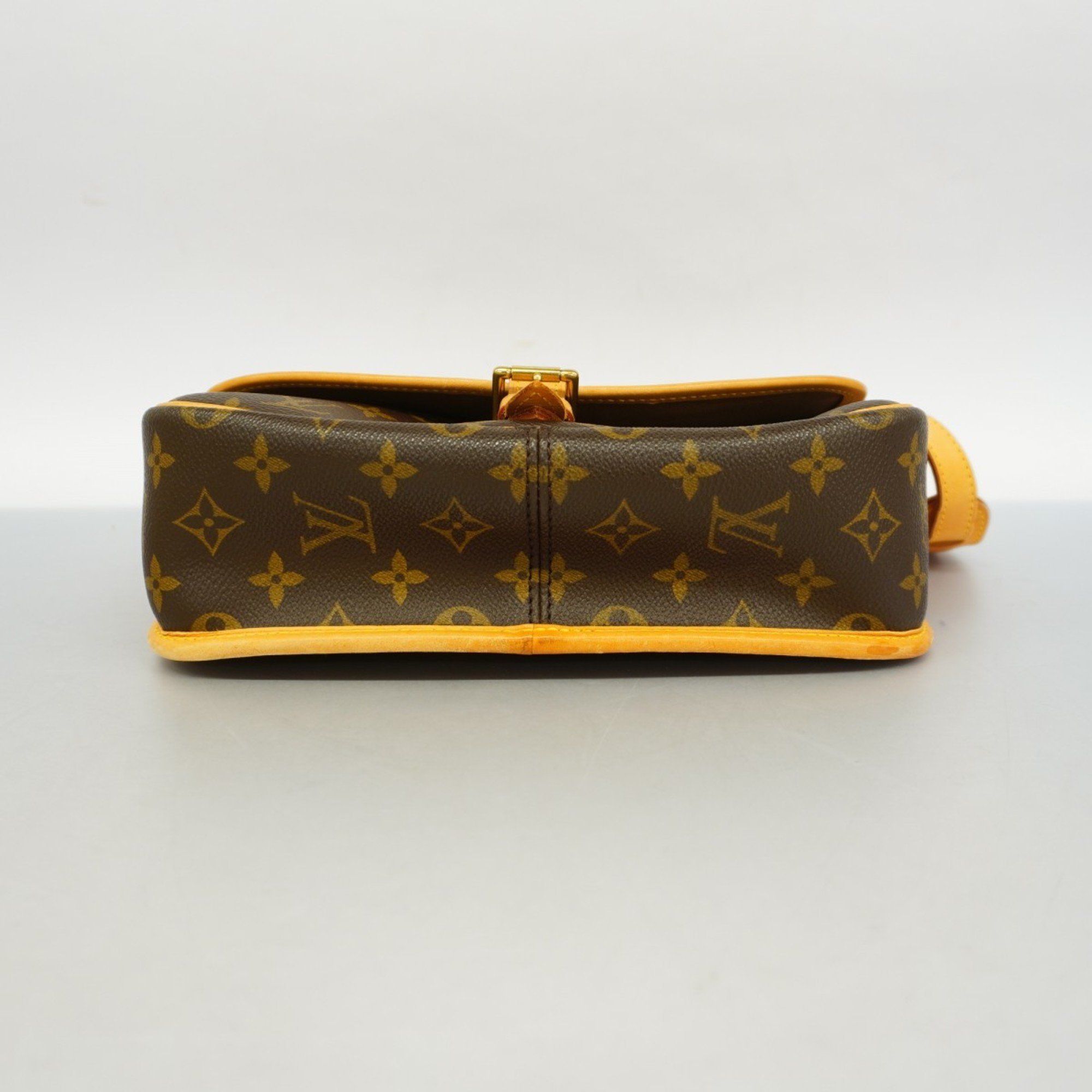 Louis Vuitton Shoulder Bag Monogram Sologne M42250 Brown Ladies