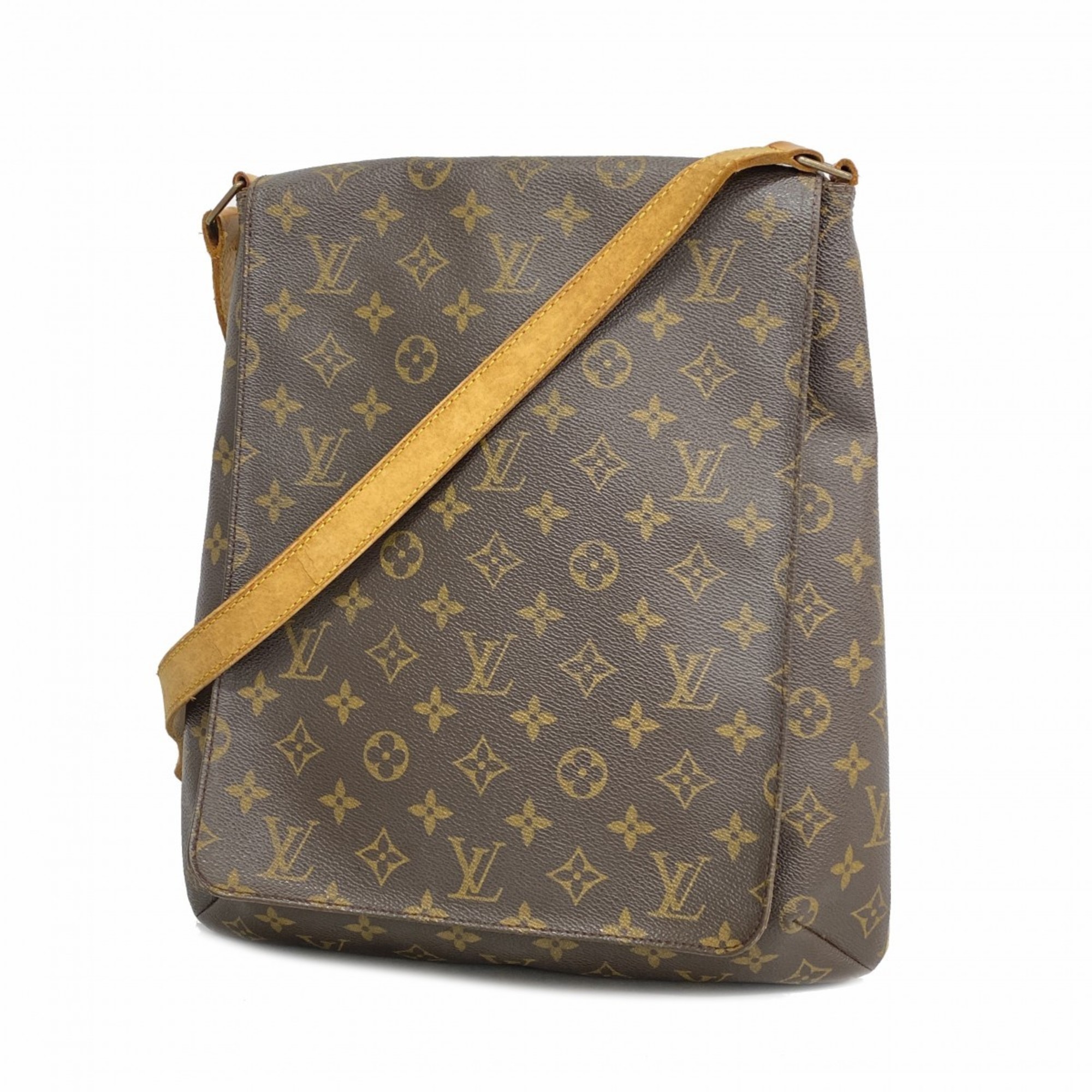 Louis Vuitton Shoulder Bag Monogram Musette M51256 Brown Ladies