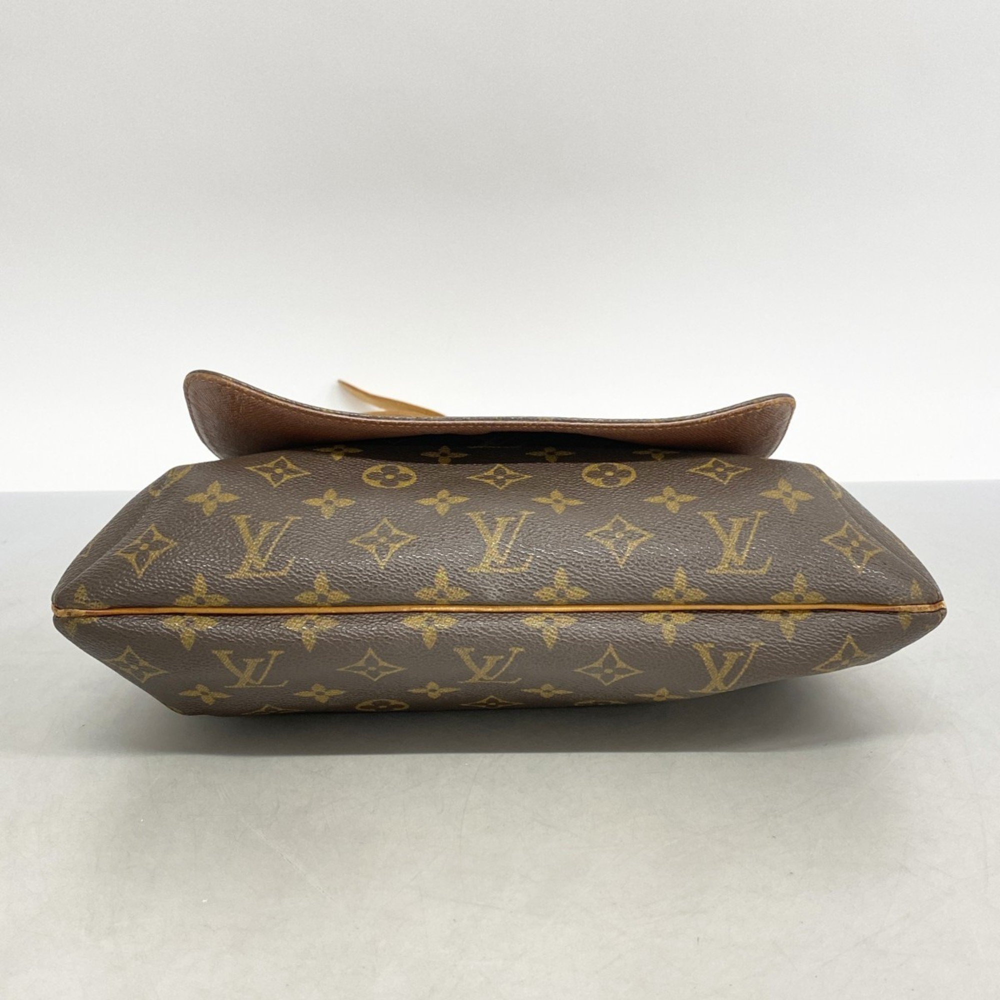 Louis Vuitton Shoulder Bag Monogram Musette M51256 Brown Ladies