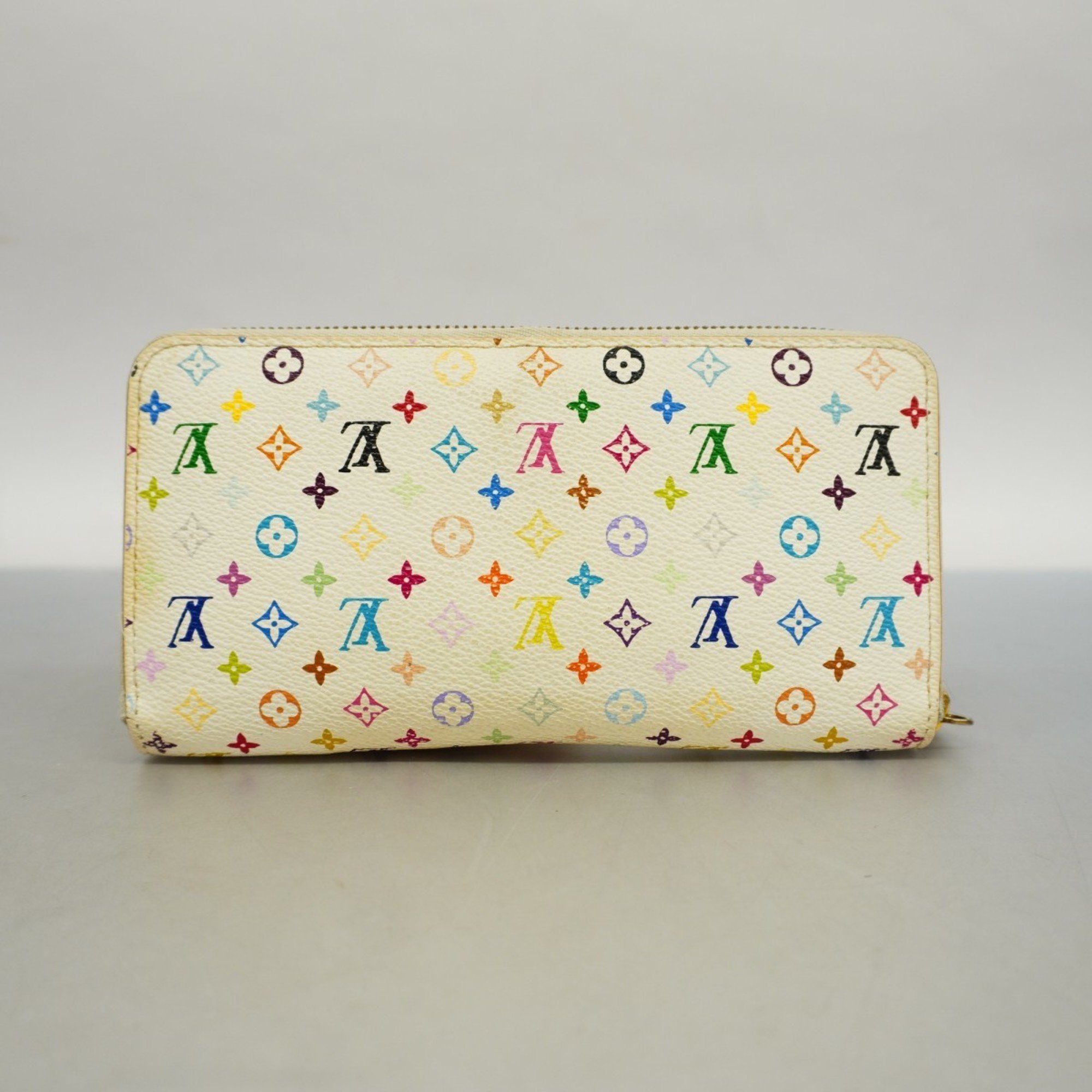 Louis Vuitton Long Wallet Monogram Multicolor Zippy M60049 Bron Ladies