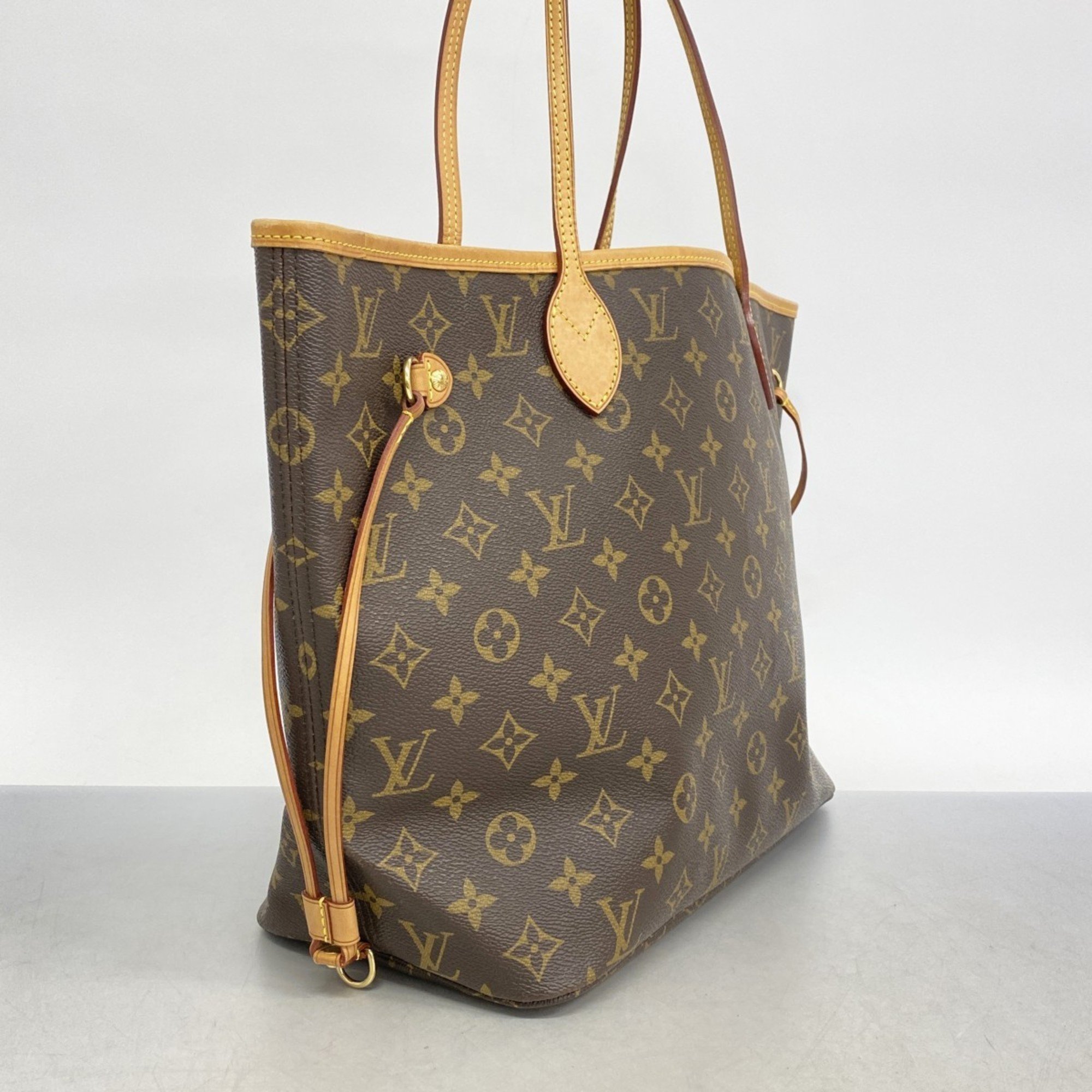 Louis Vuitton Tote Bag Monogram Neverfull MM M40156 Brown Women's