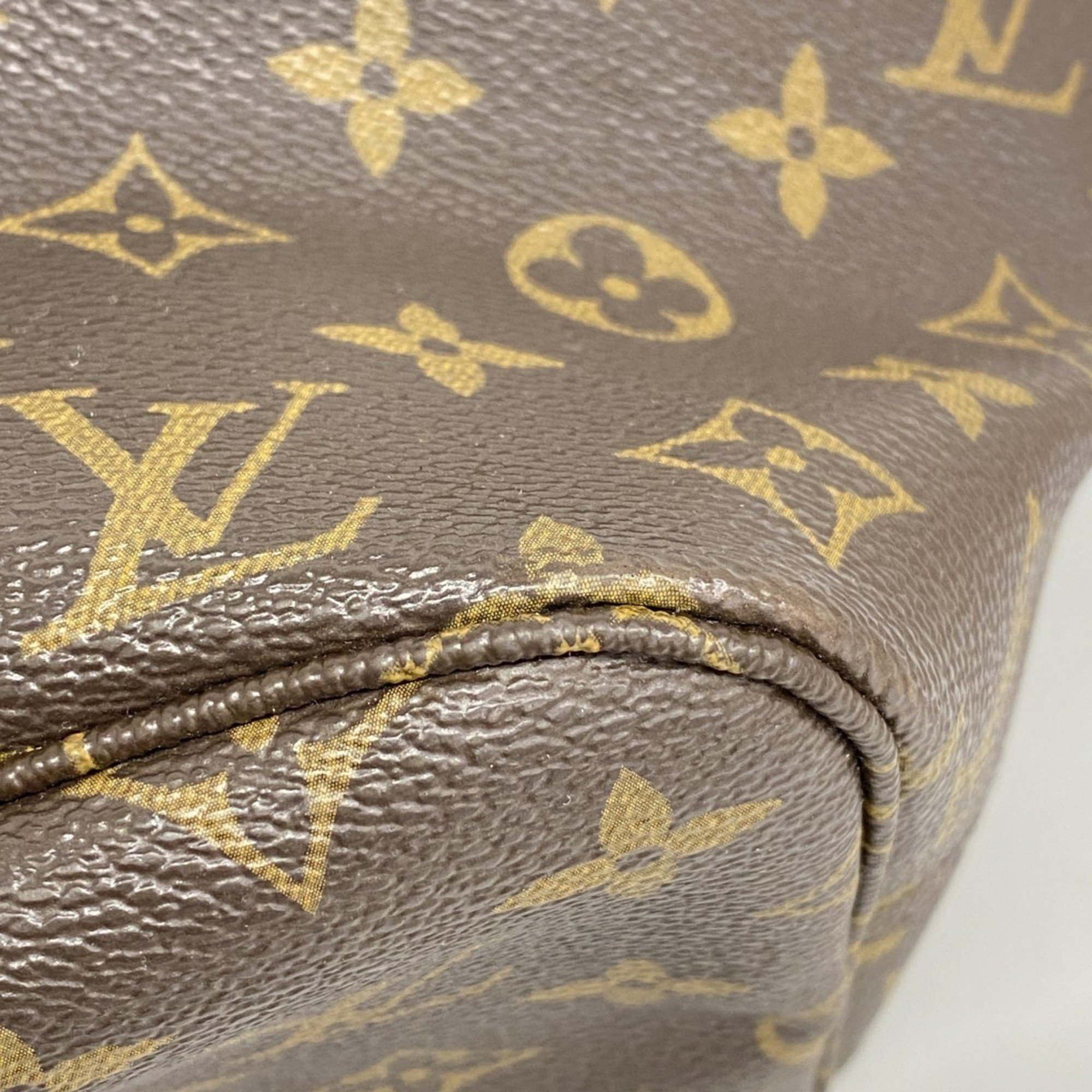 Louis Vuitton Tote Bag Monogram Neverfull MM M40156 Brown Women's