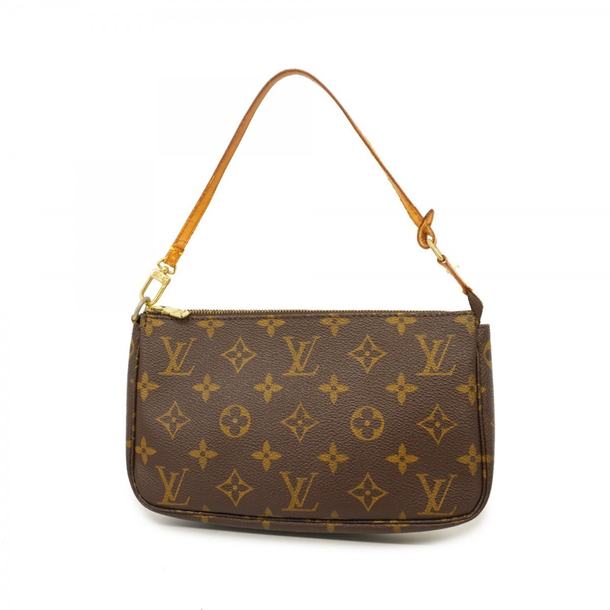 Louis Vuitton Pouch Monogram Pochette Accessoires M51980 Brown Women's