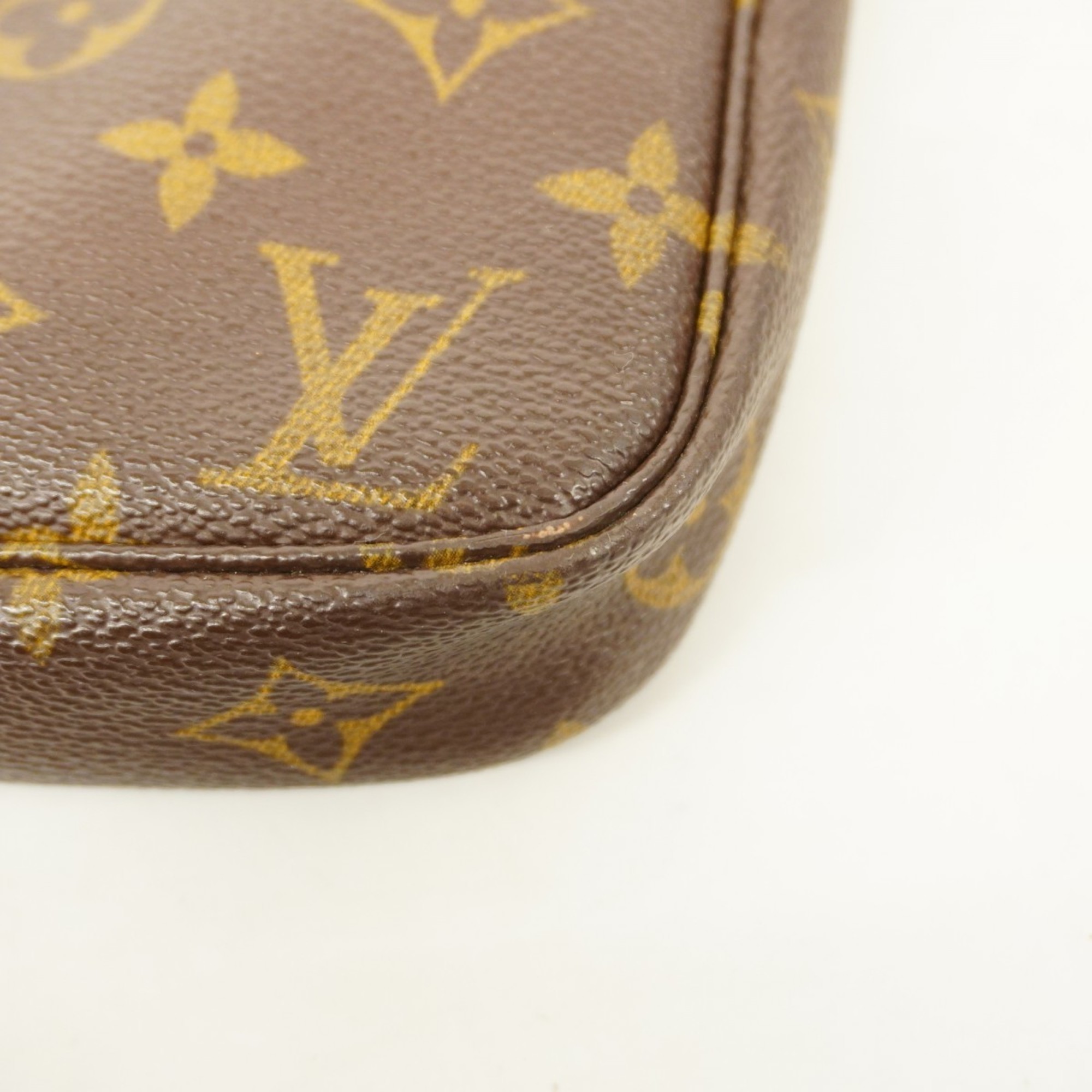 Louis Vuitton Pouch Monogram Pochette Accessoires M51980 Brown Women's