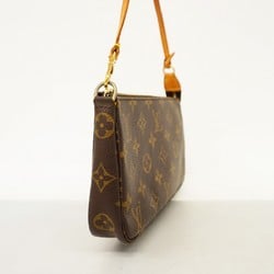 Louis Vuitton Pouch Monogram Pochette Accessoires M51980 Brown Women's