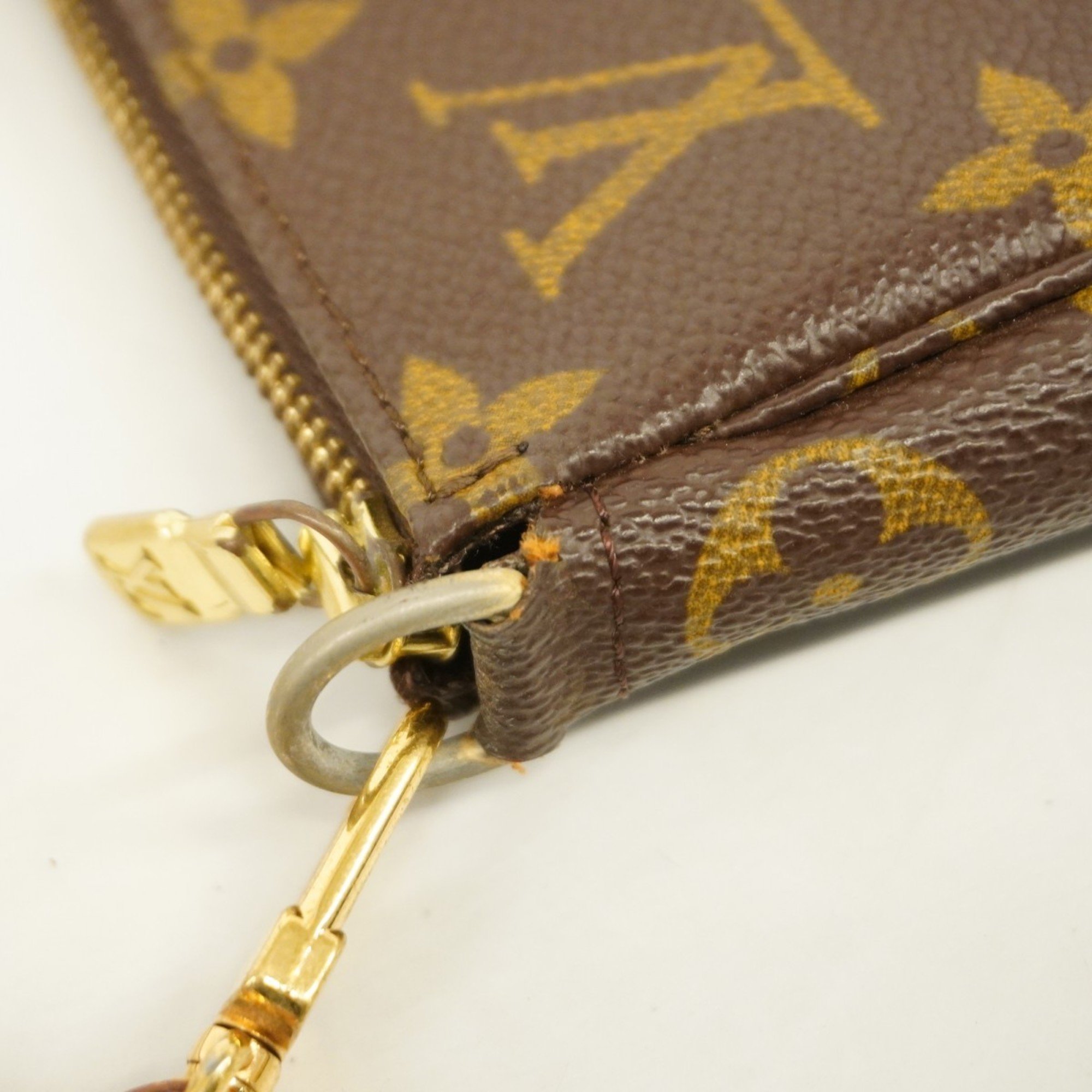 Louis Vuitton Pouch Monogram Pochette Accessoires M51980 Brown Women's