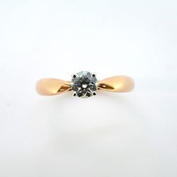 Tiffany Ring Harmony 1PD Diamond K18PG Pink Gold Pt950 Platinum 0.31ct Size 9 Ladies