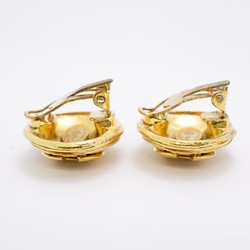 Chanel Earrings Coco Mark Circle GP Plated Gold Ladies