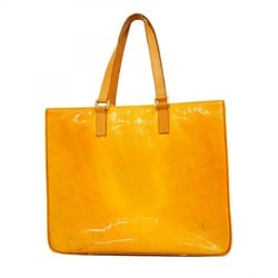 Louis Vuitton Tote Bag Vernis Columbus M91047 Lime Yellow Ladies