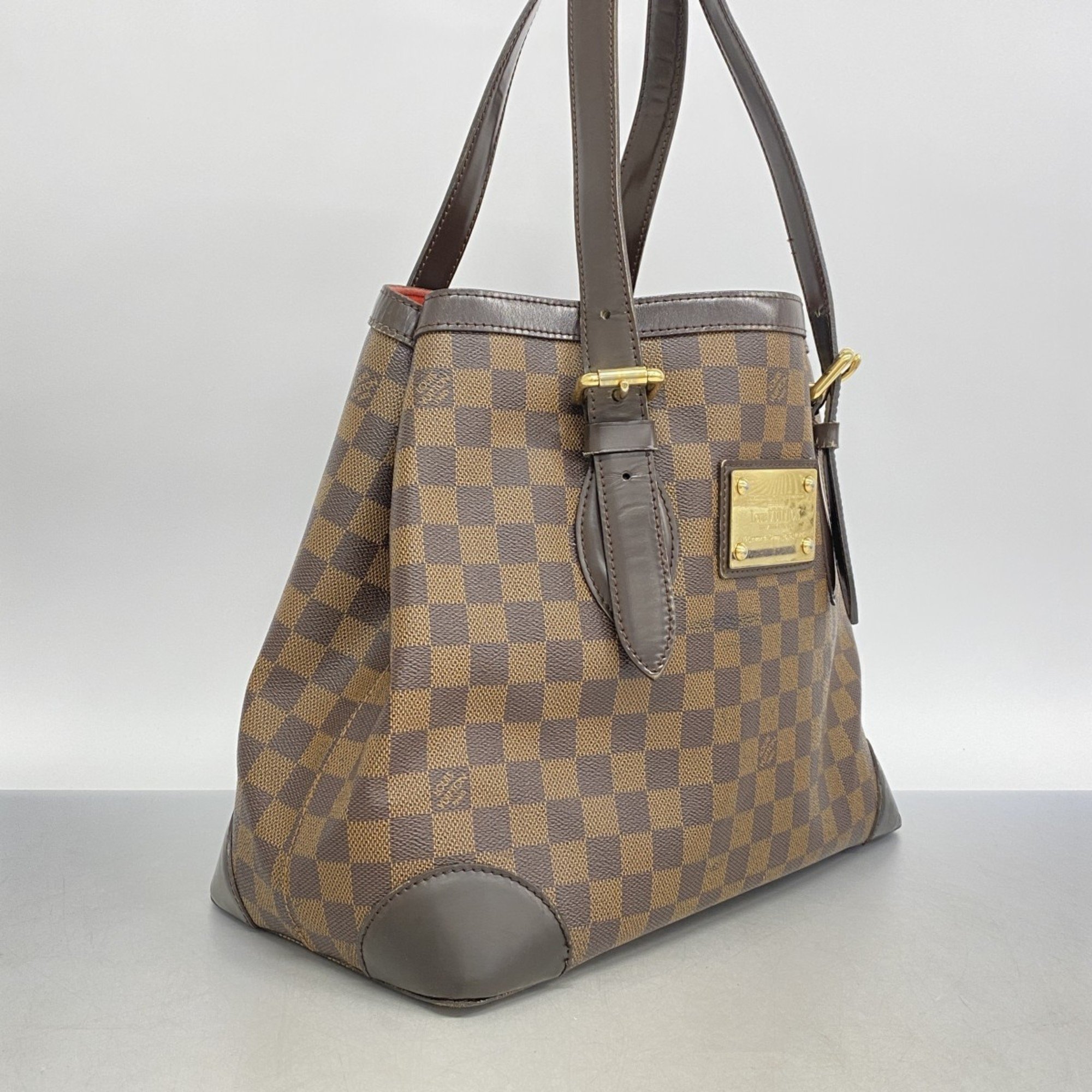 Louis Vuitton Tote Bag Damier Hampstead MM N51204 Ebene Women's