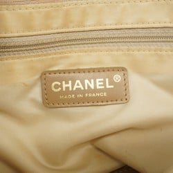 Chanel Tote Bag New Travel Nylon Beige Champagne Ladies