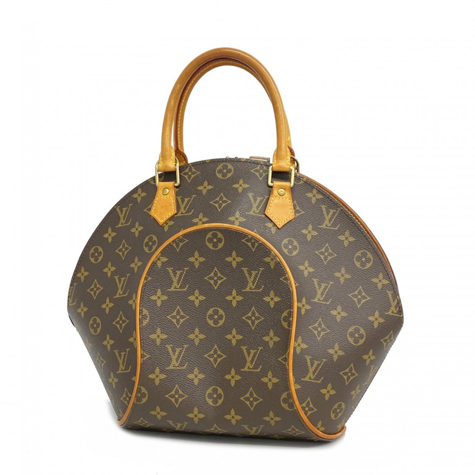 Louis Vuitton Handbag Monogram Ellipse MM M51126 Brown Ladies