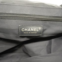 Chanel Tote Bag New Travel Nylon Black Women's