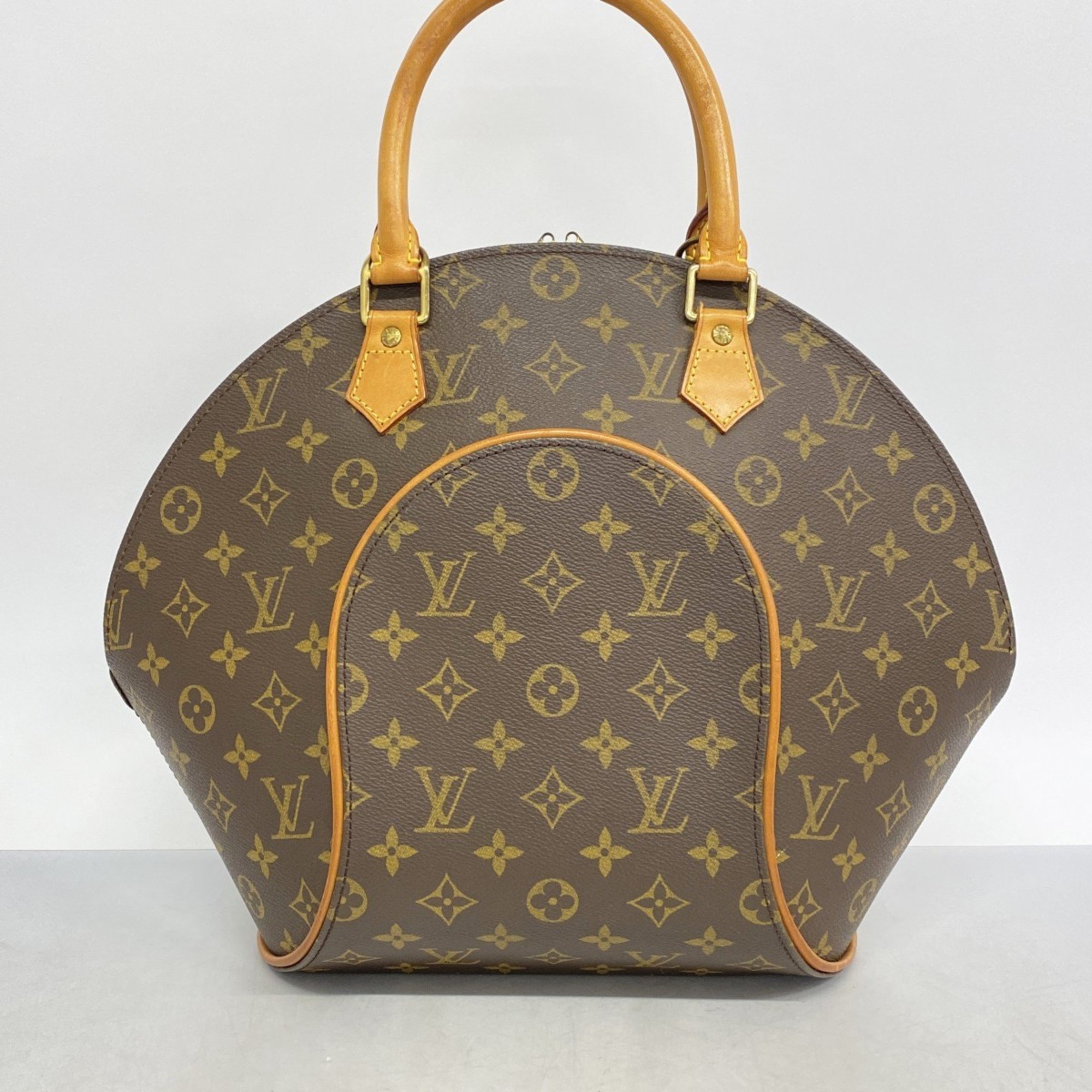 Louis Vuitton Handbag Monogram Ellipse MM M51126 Brown Ladies