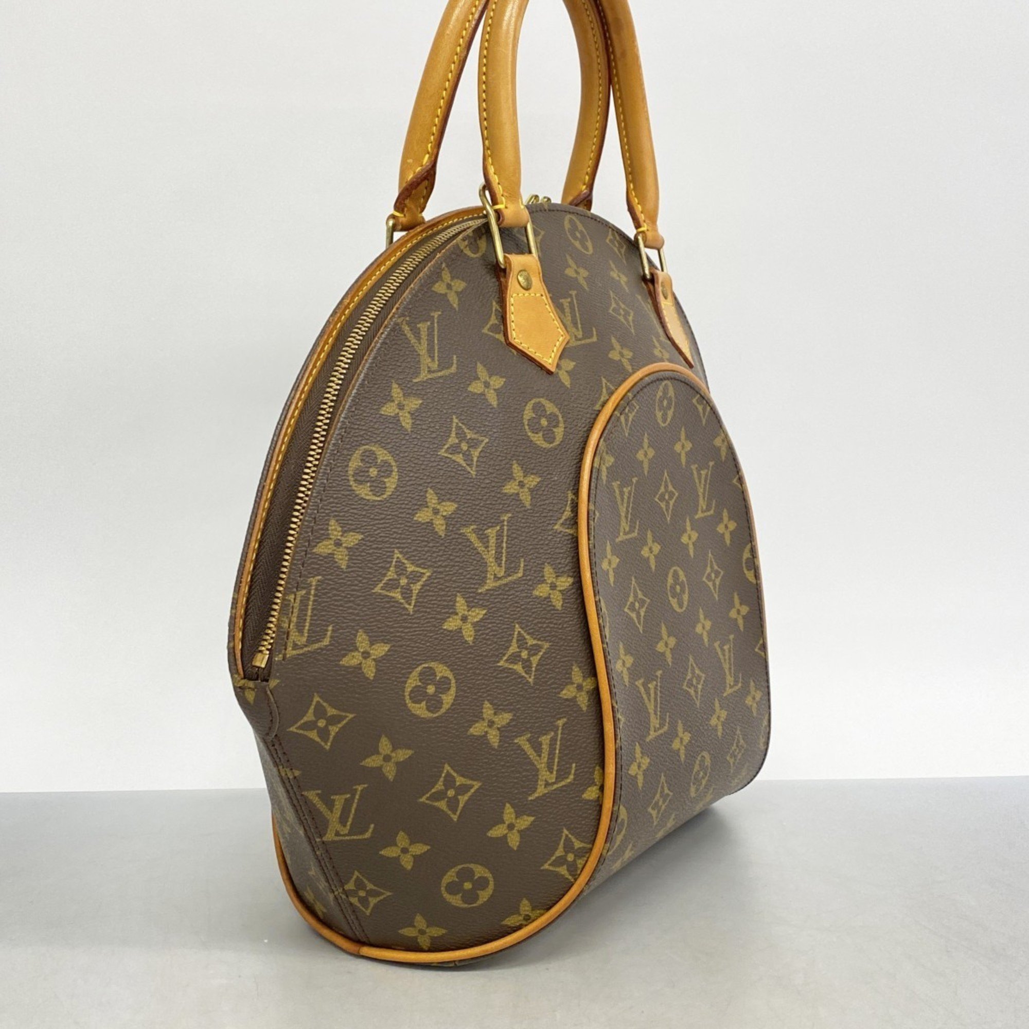 Louis Vuitton Handbag Monogram Ellipse MM M51126 Brown Ladies