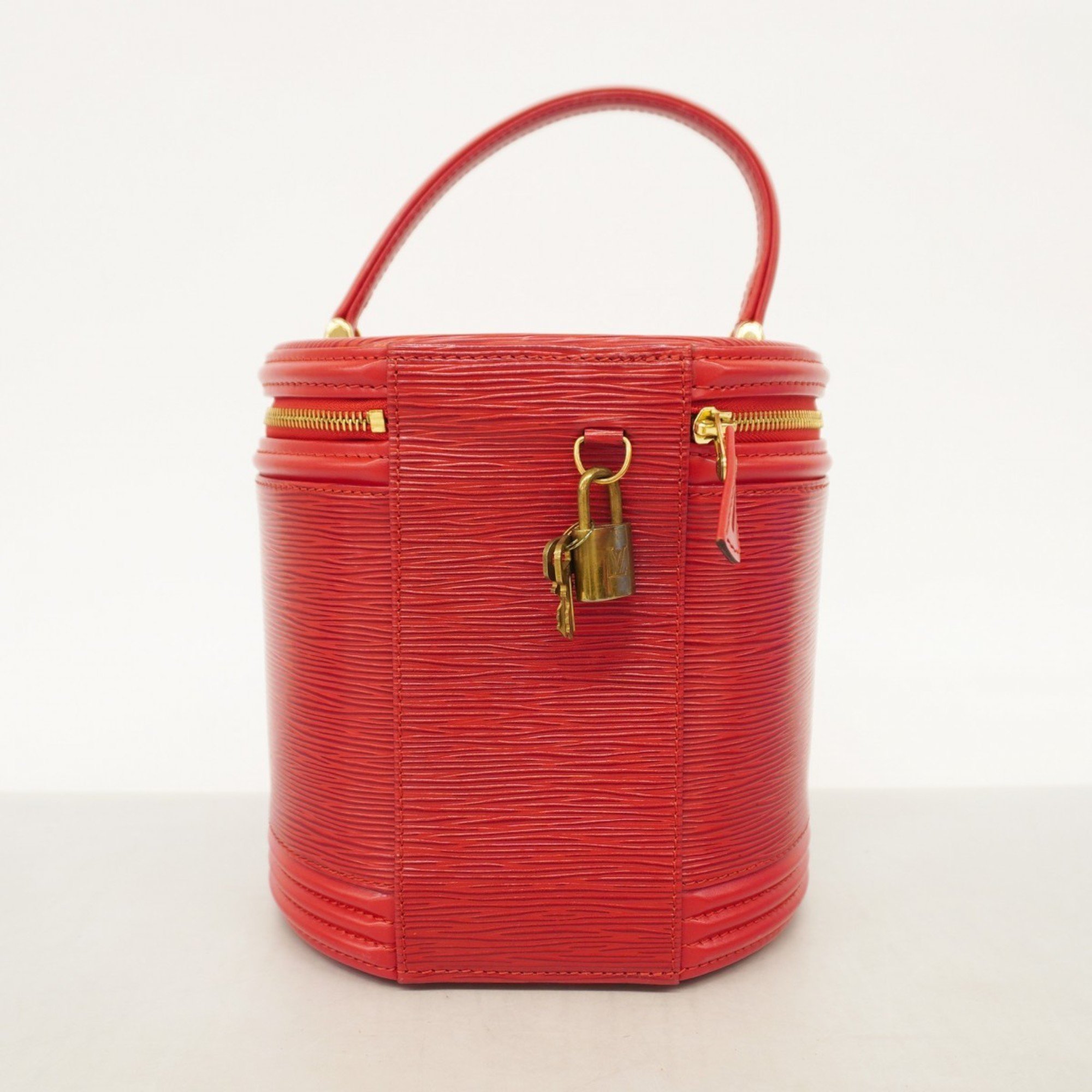 Louis Vuitton Handbag Epi Cannes M48037 Castilian Red Ladies