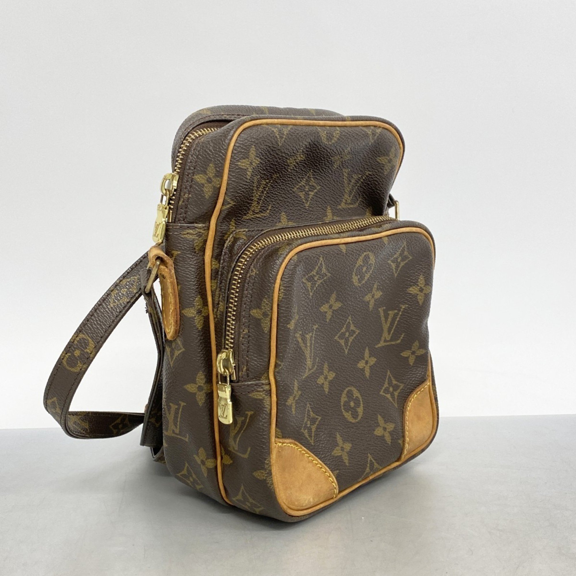 Louis Vuitton Shoulder Bag Monogram Amazon M45236 Brown Ladies