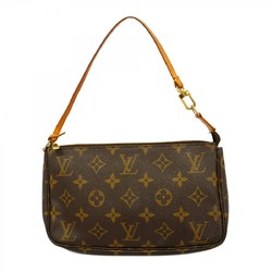 Louis Vuitton Pouch Monogram Pochette Accessoires M51980 Brown Women's