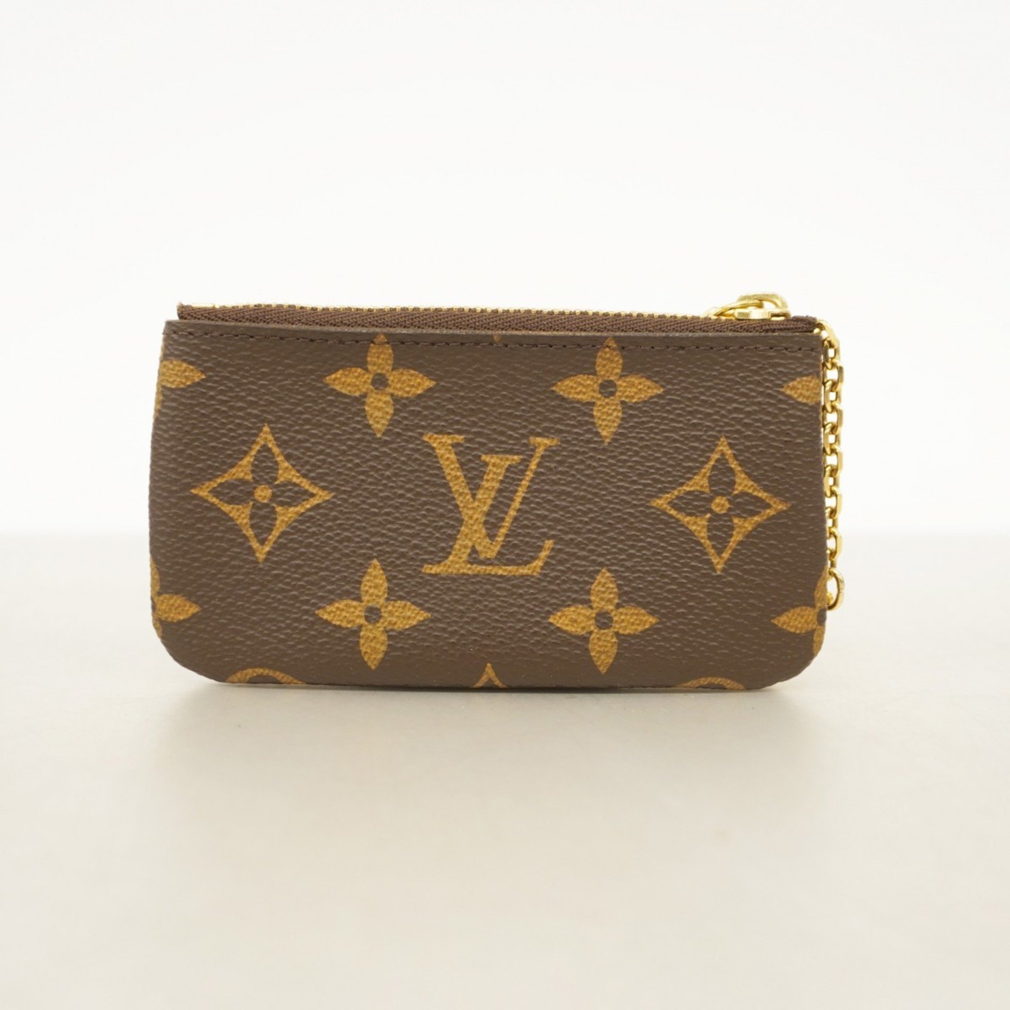 Louis Vuitton Wallet/Coin Case Monogram Pochette Cle M62650 Brown Men's Women's