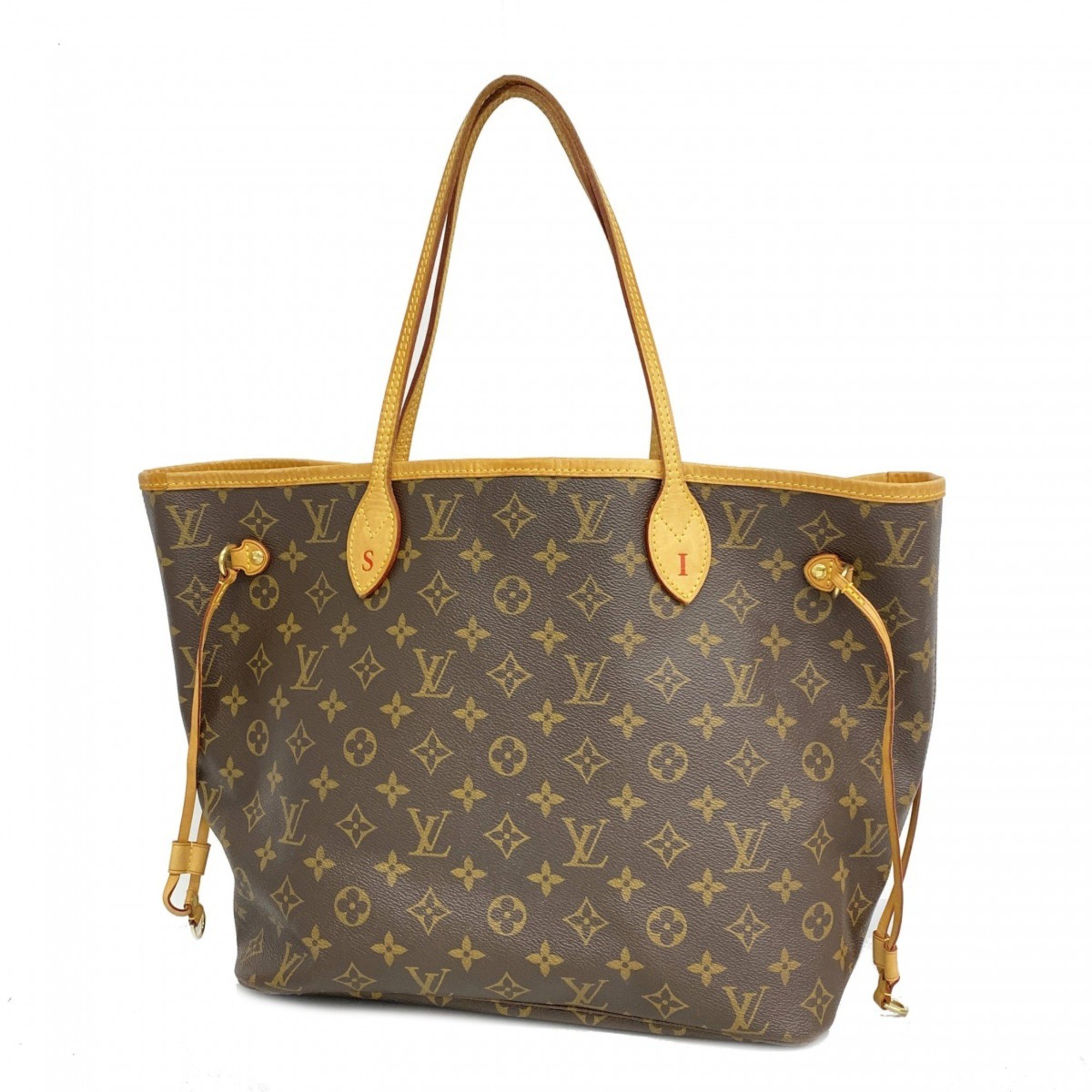 Louis Vuitton Tote Bag Monogram Neverfull MM M40156 Brown Women's