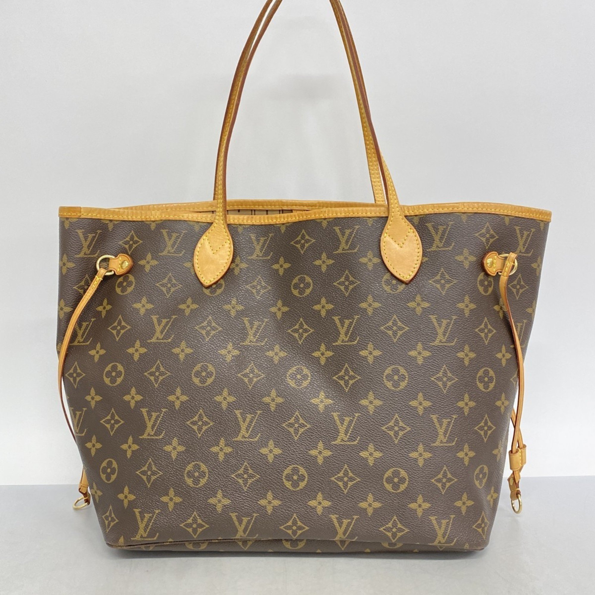 Louis Vuitton Tote Bag Monogram Neverfull MM M40156 Brown Women's