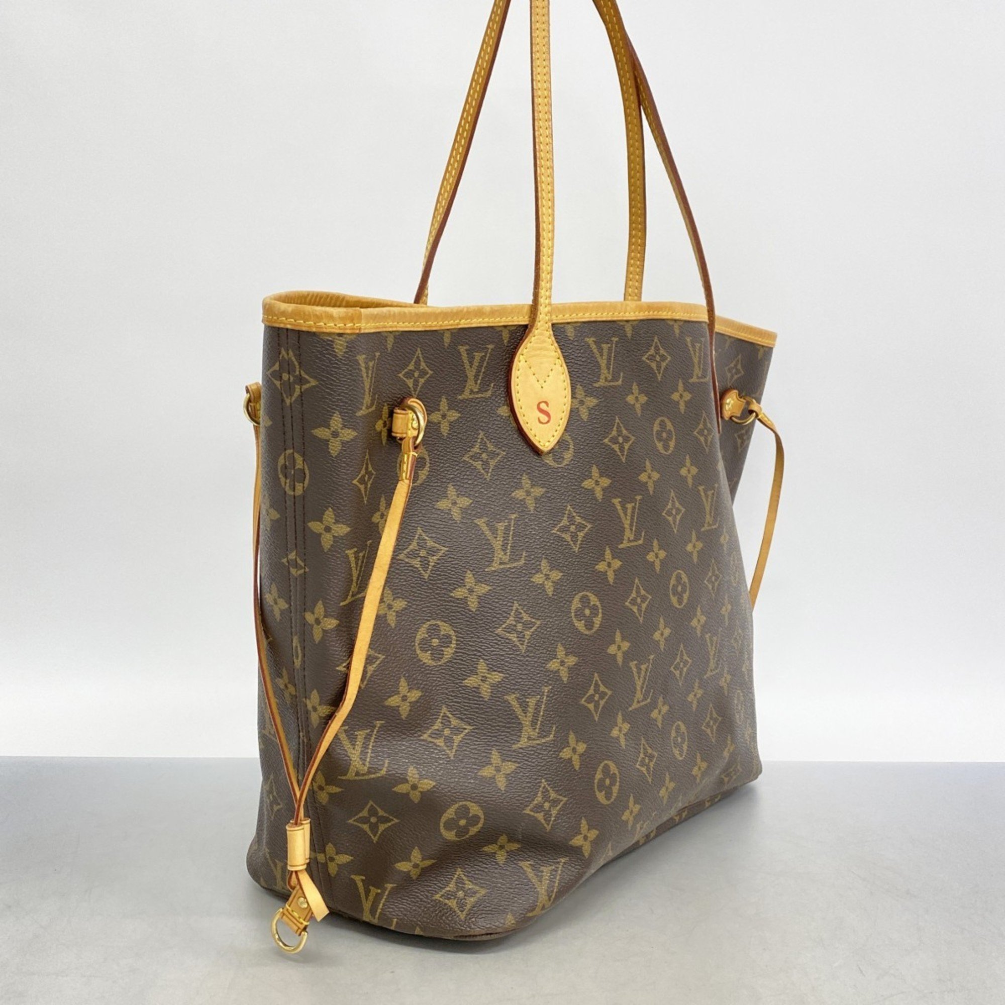 Louis Vuitton Tote Bag Monogram Neverfull MM M40156 Brown Women's