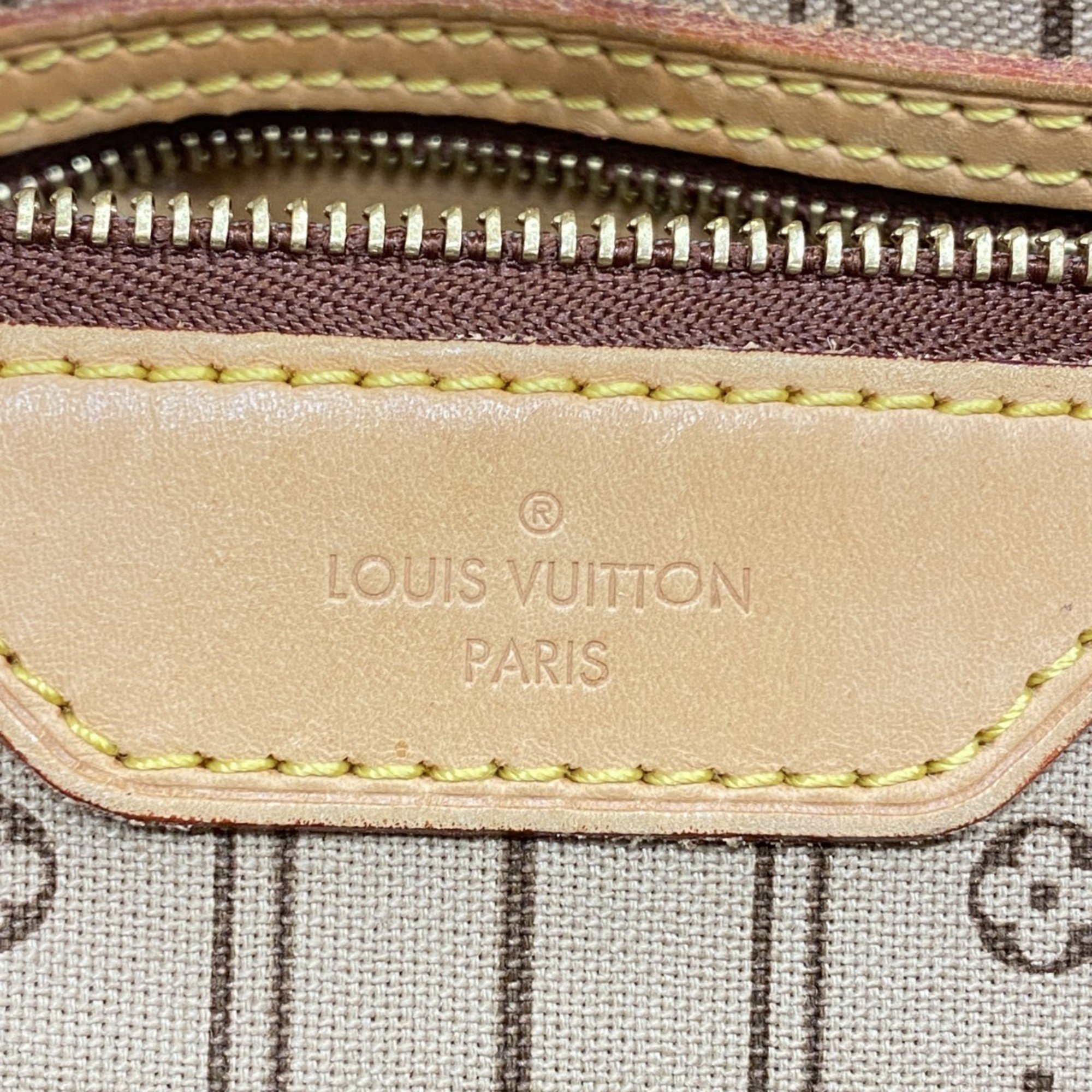 Louis Vuitton Tote Bag Monogram Neverfull MM M40156 Brown Women's